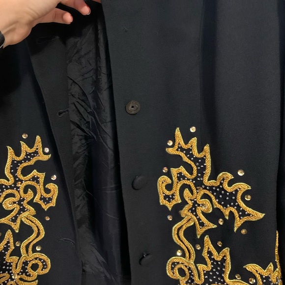 Gold accent blazer - Picture 4 of 4